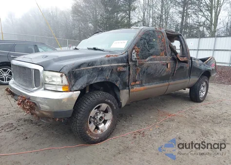 2004 Ford F-250 Lariat/Xl/Xlt z USA, uszkodzony, nr VIN 1FTNW21PX4EE01740